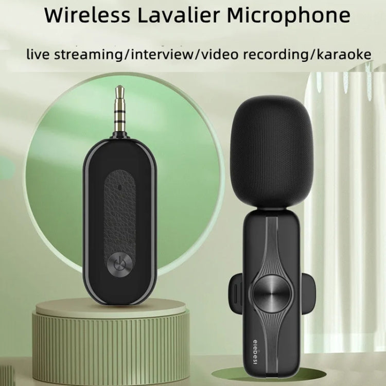 Elebest 3.5mm Wireless Lavalier Microphone Mini Clip-On Mic, Spec: One Drag One Set 2 - Microphone by Elebest | Online Shopping South Africa | PMC Jewellery | Buy Now Pay Later Mobicred