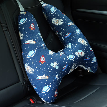 55x66cm Children Car Seat Belt Prevent Neck Strangulation Sleeping Pillow(Astronaut) - Seat Accessories by PMC Jewellery | Online Shopping South Africa | PMC Jewellery | Buy Now Pay Later Mobicred