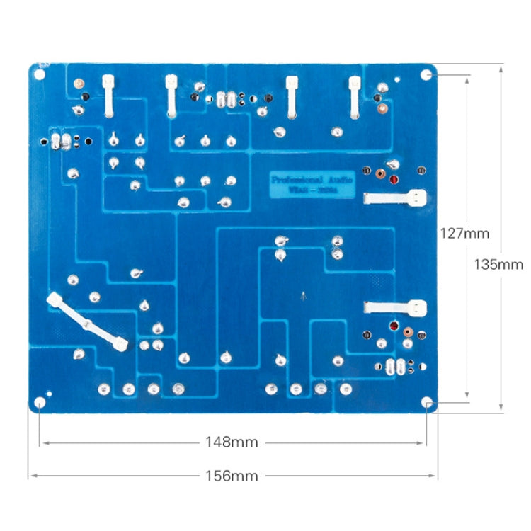 3509A High Medium And Low 3-Way Audio Crossover Stage Speaker Divider(B Model Red) - Audio Crossover by PMC Jewellery | Online Shopping South Africa | PMC Jewellery | Buy Now Pay Later Mobicred