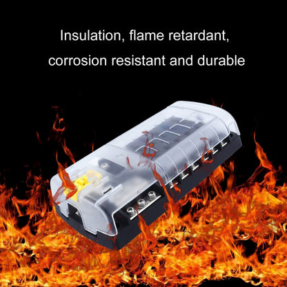 RV Yacht 12-way LED Insulated Flame-retardant Fuse Holder Box with Wire(Configuration 2) - Fuse by PMC Jewellery | Online Shopping South Africa | PMC Jewellery | Buy Now Pay Later Mobicred