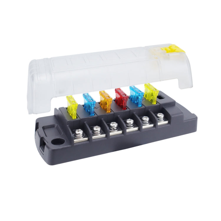 6-Way Plug-In Insulated Cover Fuse Box For Cars Yachts, Set: Upgraded Version B - Fuse by PMC Jewellery | Online Shopping South Africa | PMC Jewellery | Buy Now Pay Later Mobicred