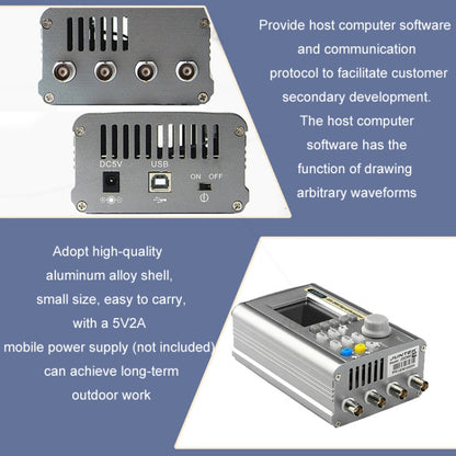 JUNTEK Programmable Dual-Channel DDS Function Arbitrary Waveform Signal Generator, Frequency: 30MHz(AU Plug) - Other Tester Tool by PMC Jewellery | Online Shopping South Africa | PMC Jewellery | Buy Now Pay Later Mobicred