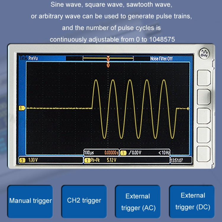 JUNTEK Programmable Dual-Channel DDS Function Arbitrary Waveform Signal Generator, Frequency: 15MHz(US Plug) - Other Tester Tool by PMC Jewellery | Online Shopping South Africa | PMC Jewellery | Buy Now Pay Later Mobicred