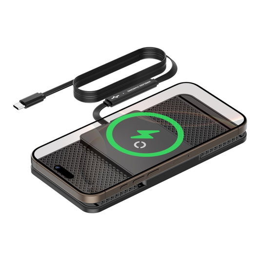 Avoid Camera Universal Car Wireless Charger Anti-slip Mat(TYPEC Interface 1m) - Wireless Charging Pads by PMC Jewellery | Online Shopping South Africa | PMC Jewellery | Buy Now Pay Later Mobicred