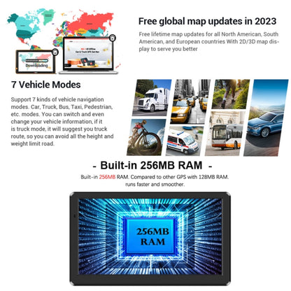 9 Inch 8G/256M Car GPS Navigator With Large Screen Capacitive Bluetooth Map, Area: United Kingdom Map - Car MP3 & MP4 & MP5 by PMC Jewellery | Online Shopping South Africa | PMC Jewellery | Buy Now Pay Later Mobicred