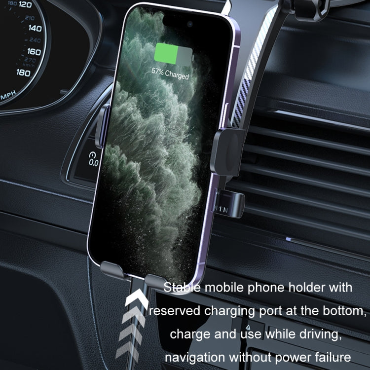 Car Suction Cup Dashboard Automatic Lock Mobile Phone Holder, Style: Orange Waterfall - Car Holders by PMC Jewellery | Online Shopping South Africa | PMC Jewellery | Buy Now Pay Later Mobicred