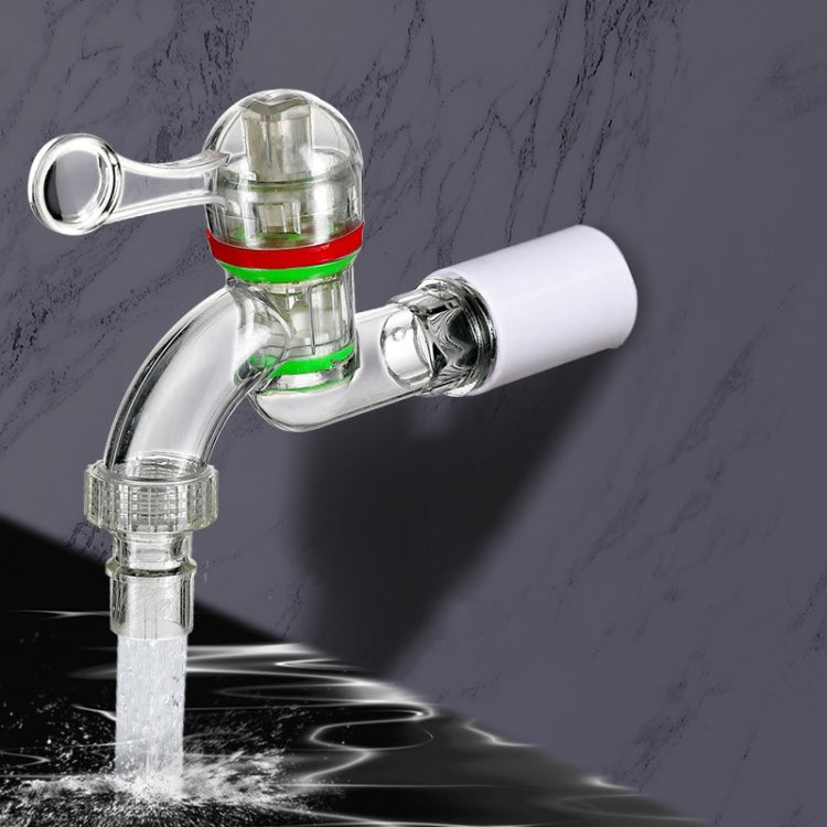 2pcs 6-points 25mm Plastic Transparent Faucet Household Anti-freezing Water Catch Hose - Faucets & Accessories by PMC Jewellery | Online Shopping South Africa | PMC Jewellery | Buy Now Pay Later Mobicred