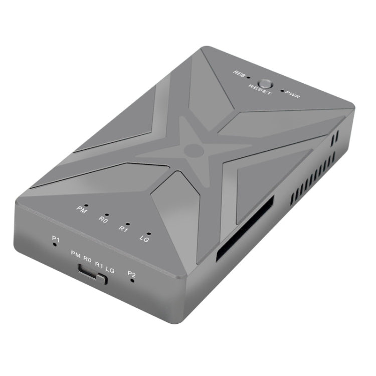 Dual M.2 NVME SSD RAID Array Mobile Hard Drive Enclosure Type-C USB3.2 GEN2x2 20G 586R(Dark Gray) - HDD Enclosure by PMC Jewellery | Online Shopping South Africa | PMC Jewellery | Buy Now Pay Later Mobicred