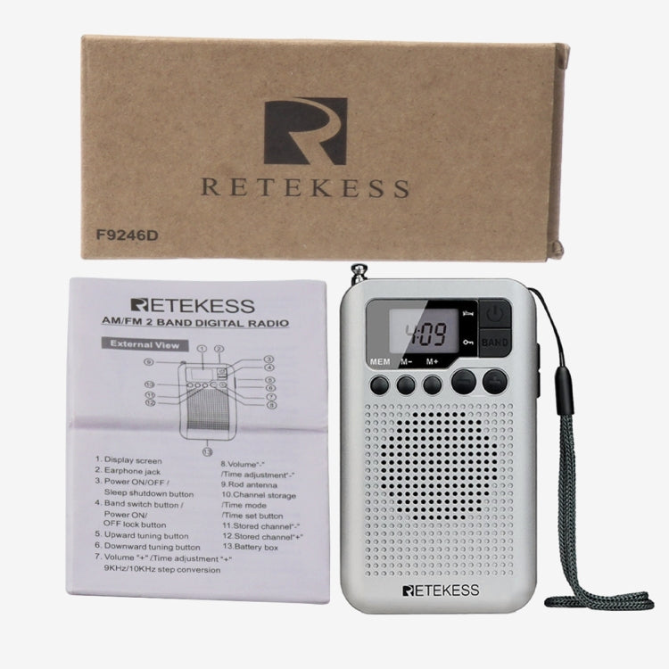 RETEKESS TR106 Portable Radio With Sleep Timer - Radio Player by RETEKESS | Online Shopping South Africa | PMC Jewellery | Buy Now Pay Later Mobicred