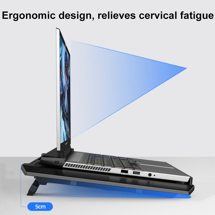 ICE COOREL S511 Laptop Radiator Heightening Bracket Dual-fans with Speed Regulation - Cooling Pads by ICE COOREL | Online Shopping South Africa | PMC Jewellery | Buy Now Pay Later Mobicred