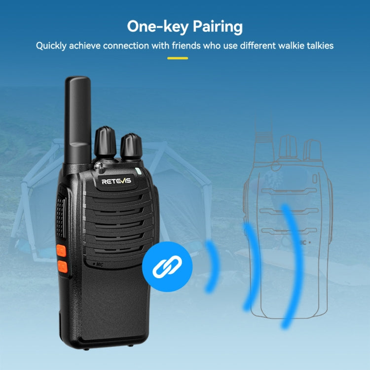 RETEVIS H777 16 Channels Compact Portable Handheld Walkie Talkie With Charging Base, Style: PMR - Handheld Walkie Talkie by RETEVIS | Online Shopping South Africa | PMC Jewellery | Buy Now Pay Later Mobicred