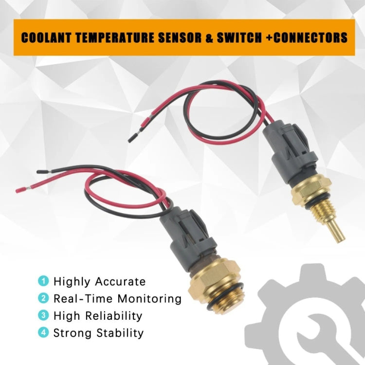 For Honda Civic Radiator Coolant Fan Switch Temperature Sensor Plus Wiring Harness(1set) - Automobiles Sensors by PMC Jewellery | Online Shopping South Africa | PMC Jewellery | Buy Now Pay Later Mobicred