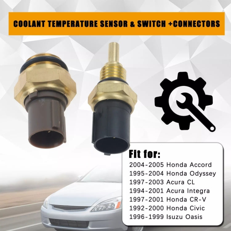 For Honda Civic Radiator Coolant Fan Switch Temperature Sensor Plus Wiring Harness(1set) - Automobiles Sensors by PMC Jewellery | Online Shopping South Africa | PMC Jewellery | Buy Now Pay Later Mobicred