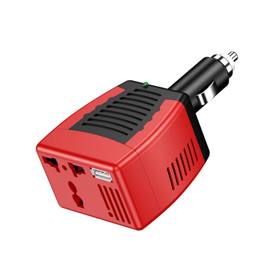 75W Car Inverter Voltage Conversion USB Port Charger, Color: 12V To 220V 2.1A Red - Modified Square Wave by PMC Jewellery | Online Shopping South Africa | PMC Jewellery | Buy Now Pay Later Mobicred