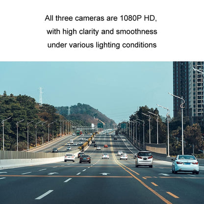 Car HD WIFI Interconnected Triple Camera Driving Recorder, Specification: WIFI Interconnection - Car DVRs by PMC Jewellery | Online Shopping South Africa | PMC Jewellery | Buy Now Pay Later Mobicred