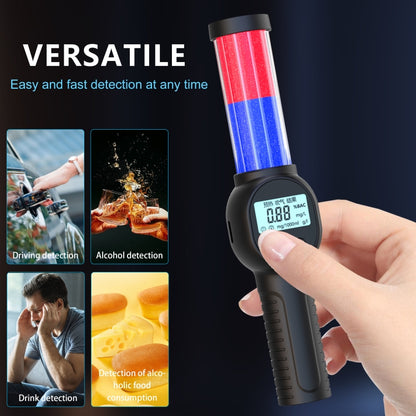 Portable Personal Alcohol Tester High-precision Breathalyzer with Alarm Light English Version - Breath Alcohol Tester by PMC Jewellery | Online Shopping South Africa | PMC Jewellery | Buy Now Pay Later Mobicred