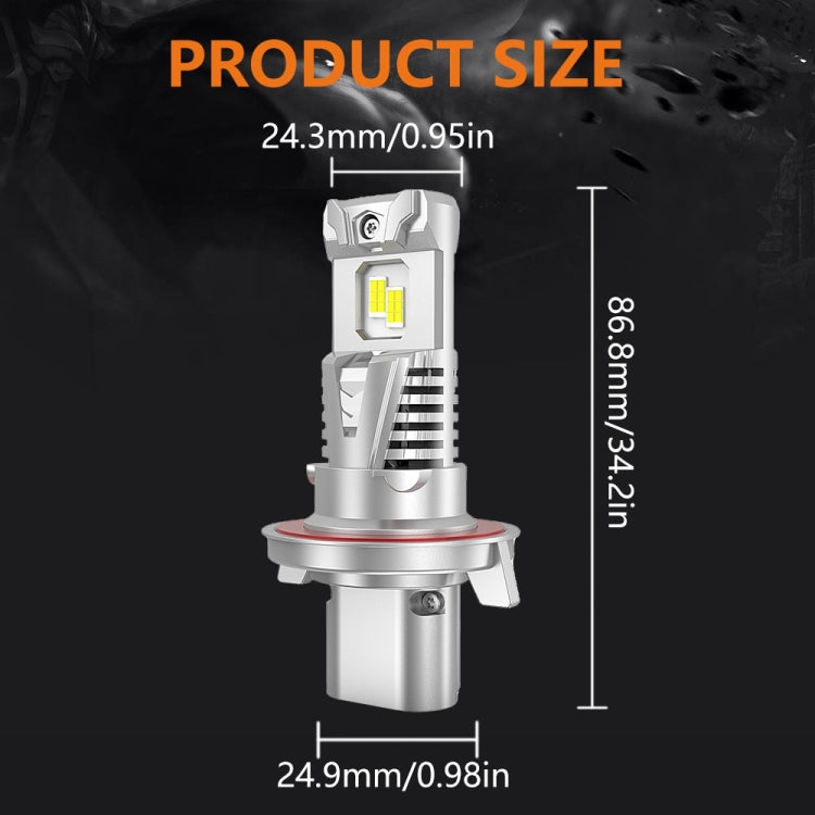 Car Universal Direct Plug LED Headlight Retrofit Bulb With Fan, Specifications: H13 - LED Headlamps by PMC Jewellery | Online Shopping South Africa | PMC Jewellery | Buy Now Pay Later Mobicred