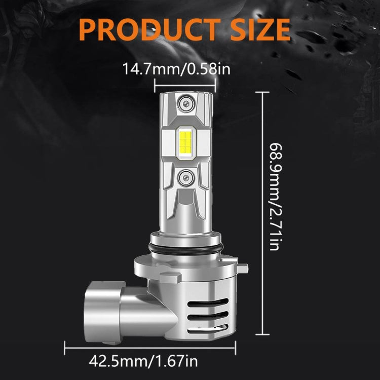 Car Universal Direct Plug LED Headlight Retrofit Bulb With Fan, Specifications: 9005/HB3 - LED Headlamps by PMC Jewellery | Online Shopping South Africa | PMC Jewellery | Buy Now Pay Later Mobicred