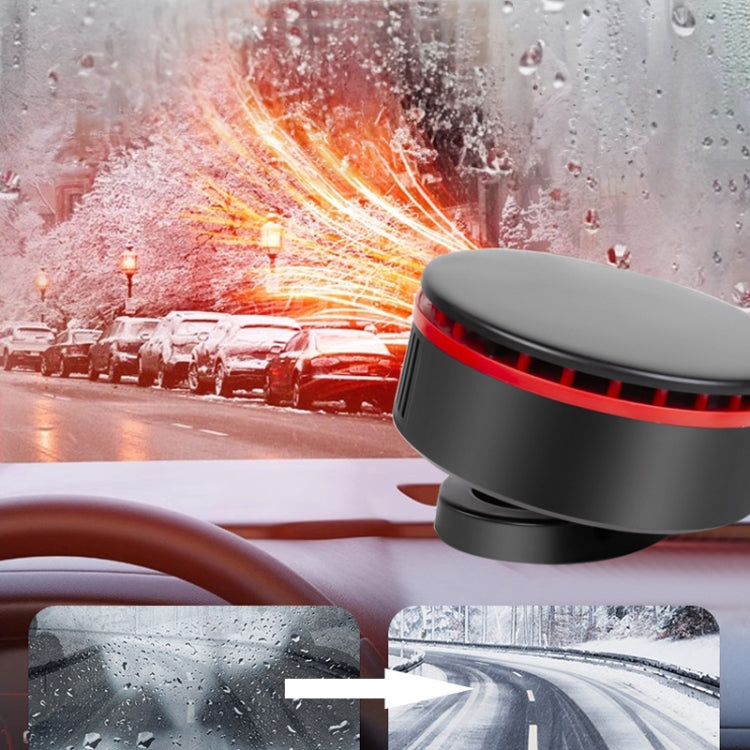 12V Car Heater 360 Adjustable Defogging Defrosting Heating Fan Heating Cooling Function Windscreen Defroster Demister(Black Red) - Heating & Fans by PMC Jewellery | Online Shopping South Africa | PMC Jewellery | Buy Now Pay Later Mobicred