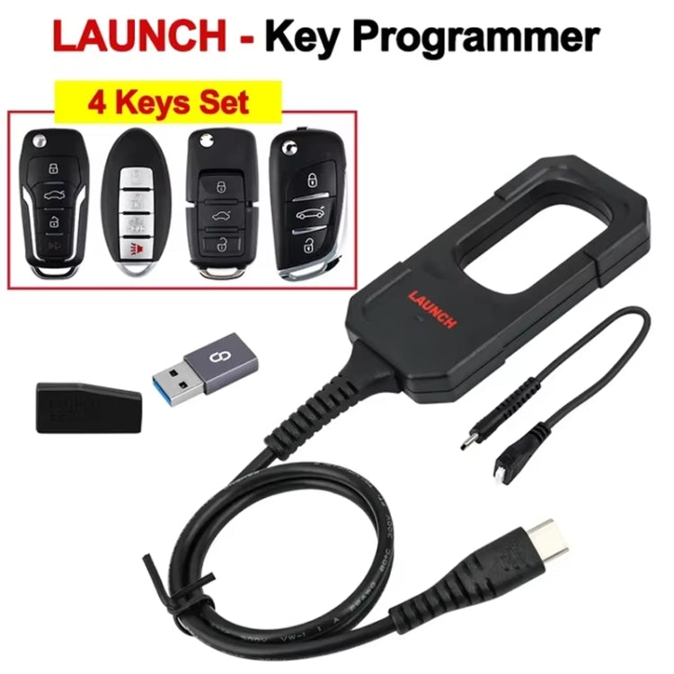 Launch Key Programmer + 4 Key Super Chip Smart Card Set(X431) - Code Readers & Scan Tools by Launch | Online Shopping South Africa | PMC Jewellery | Buy Now Pay Later Mobicred