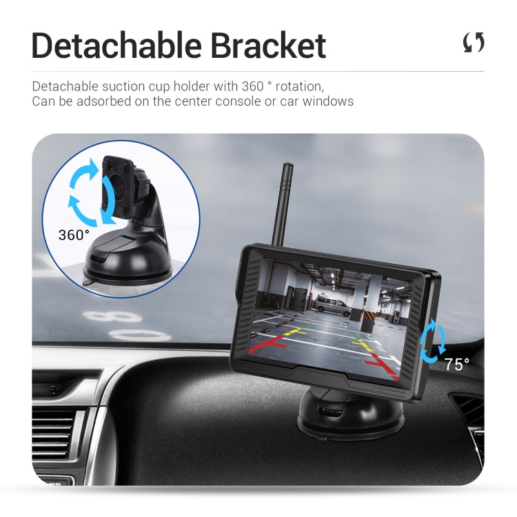 4.3-inch Car Reversing Camera & Monitor Set Rear View Dash Cam Standard - Rear View Cameras by PMC Jewellery | Online Shopping South Africa | PMC Jewellery | Buy Now Pay Later Mobicred