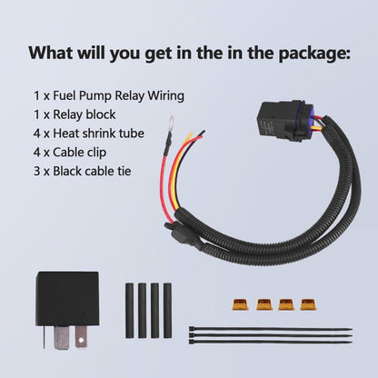 For Jeep / Dodge / Chrysler Vehicle Fuel Pump Relay Wiring Harness Kit - DIY Cables by PMC Jewellery | Online Shopping South Africa | PMC Jewellery | Buy Now Pay Later Mobicred