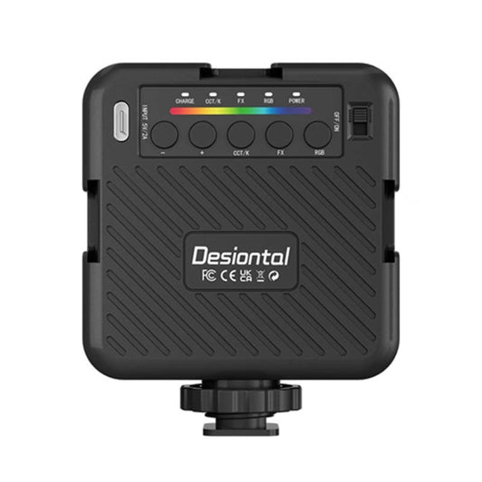 Desiontal X1 Portable RGB Cell Phone Live Streaming Fill Light(Black) -  by Desiontal | Online Shopping South Africa | PMC Jewellery | Buy Now Pay Later Mobicred