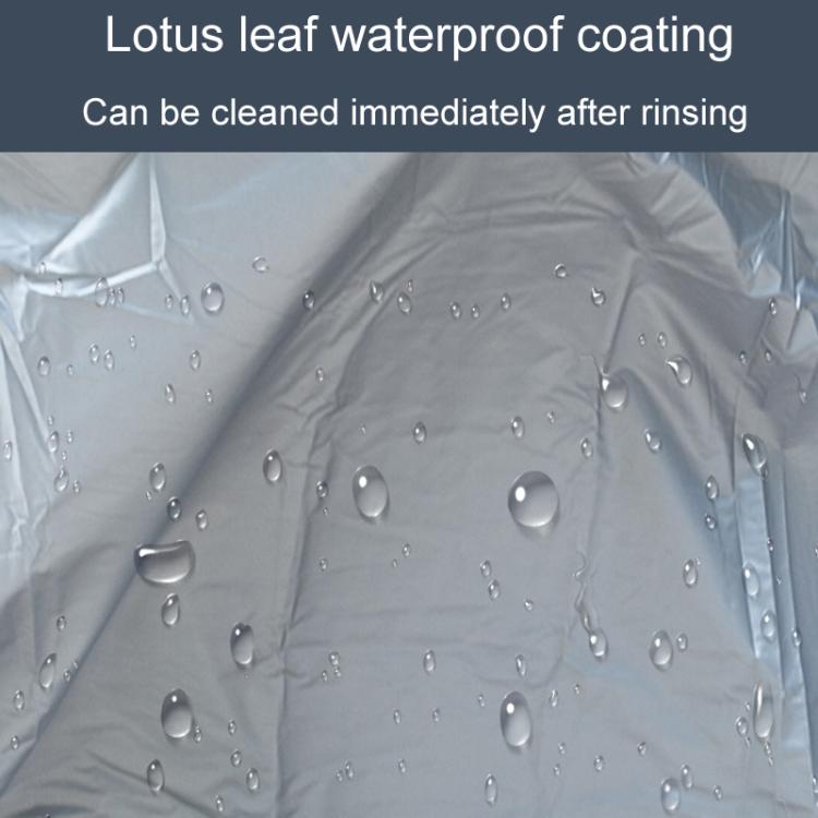 Car PE Film Waterproof And Dustproof Four Seasons Universal Coat Cover, Size: M(Silver Gray) - PE Material by PMC Jewellery | Online Shopping South Africa | PMC Jewellery | Buy Now Pay Later Mobicred