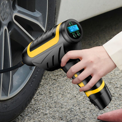 Vehicle-mounted Air Pump With Lamp And Handheld Intelligent Digital Display Charging Air Pump, Style:Wired - Inflatable Pump by PMC Jewellery | Online Shopping South Africa | PMC Jewellery