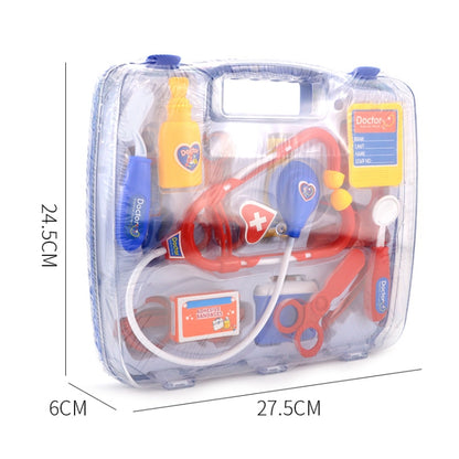 Simulation Stethoscope Set Portable Medicine Box Child Doctor Role Playing Toy(Blue) - Pretend Play Toys by PMC Jewellery | Online Shopping South Africa | PMC Jewellery