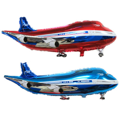 2 PCS Airplane Model Balloon Toy Cartoon Party Balloon Children Toy(Red) - Balloons by PMC Jewellery | Online Shopping South Africa | PMC Jewellery