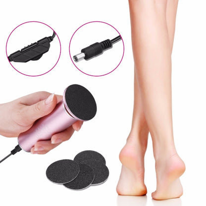 Electric Foot File Speed Adjustable Sandpaper Discs Callus Remover Pedicure Fast Remove Feet Hard Cracked Dry Dead Skin Tool, Plug Type:US plug(Black) - Grinding Tools & Accessories by PMC Jewellery | Online Shopping South Africa | PMC Jewellery | Buy Now Pay Later Mobicred