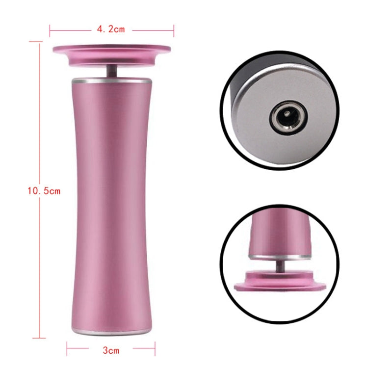 Electric Foot File Speed Adjustable Sandpaper Discs Callus Remover Pedicure Fast Remove Feet Hard Cracked Dry Dead Skin Tool, Plug Type:EU plug(Pink) - Grinding Tools & Accessories by PMC Jewellery | Online Shopping South Africa | PMC Jewellery | Buy Now Pay Later Mobicred