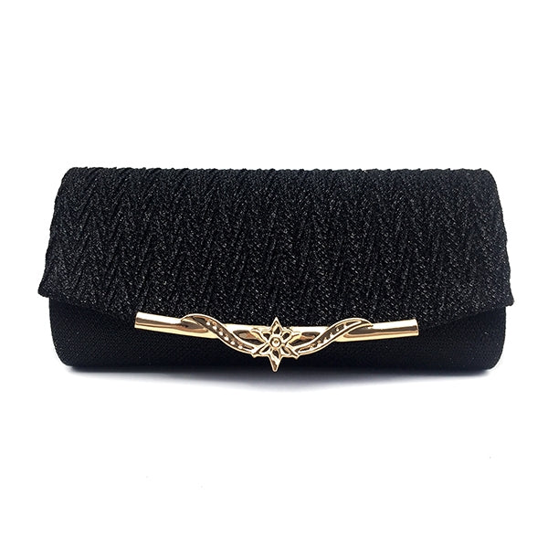 Fashion Chain Dinner Bag Clutch Shoulder Messenger Bag Women Wallet(Black) - Wallets by PMC Jewellery | Online Shopping South Africa | PMC Jewellery