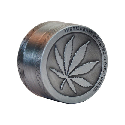 Weed Grinder Metal Stainless Steel Maple leaf Type Herbal Herb Tobacco Grinder, Size:30MM 3 laryers - Cigarette Box & Ashtrays by PMC Jewellery | Online Shopping South Africa | PMC Jewellery