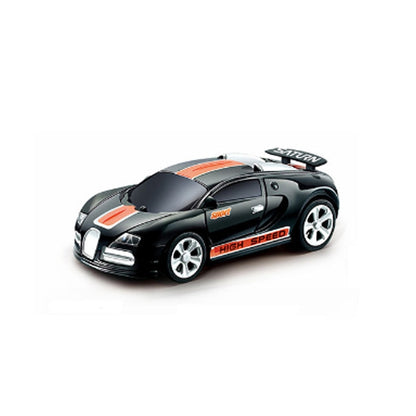 Coke Can Mini RC Car Radio Remote Control Micro Racing Car(Black+Orange) - RC Cars by PMC Jewellery | Online Shopping South Africa | PMC Jewellery