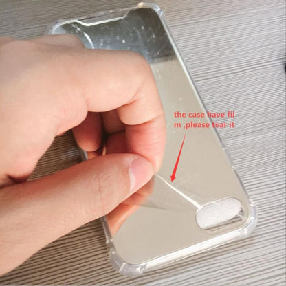 For iPhone XR Luxury Plating Mirror Acrylic TPU Case(Silver) - More iPhone Cases by PMC Jewellery | Online Shopping South Africa | PMC Jewellery