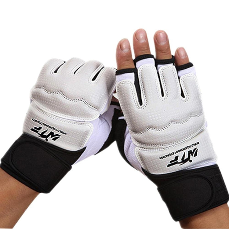 Half Fingers Adults Sandbag Training Boxing Gloves PU Leather Fitness Sparring Taekwondo Gloves, SIZE:M - Boxing by PMC Jewellery | Online Shopping South Africa | PMC Jewellery