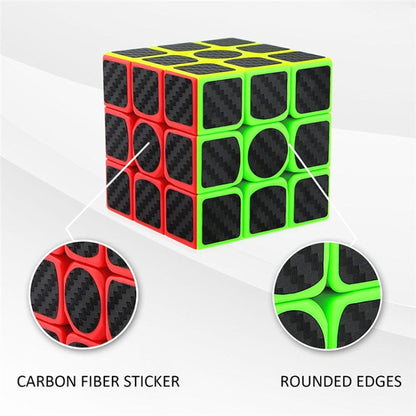 Carbon Fiber Membrane Third-order Magic Cube Children Educational Toys - Magic Cubes by PMC Jewellery | Online Shopping South Africa | PMC Jewellery