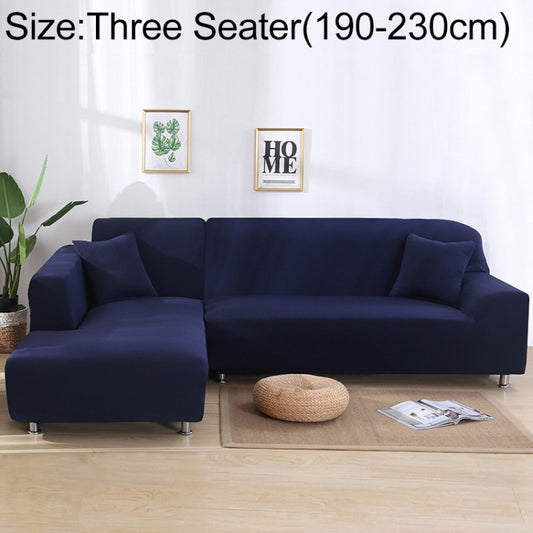 Sofa All-inclusive Universal Set Sofa Full Cover Add One Piece of  Pillow Case, Size:Three Seater(190-230cm)(Dark Blue) - Sofa Covers & Chair Covers by PMC Jewellery | Online Shopping South Africa | PMC Jewellery