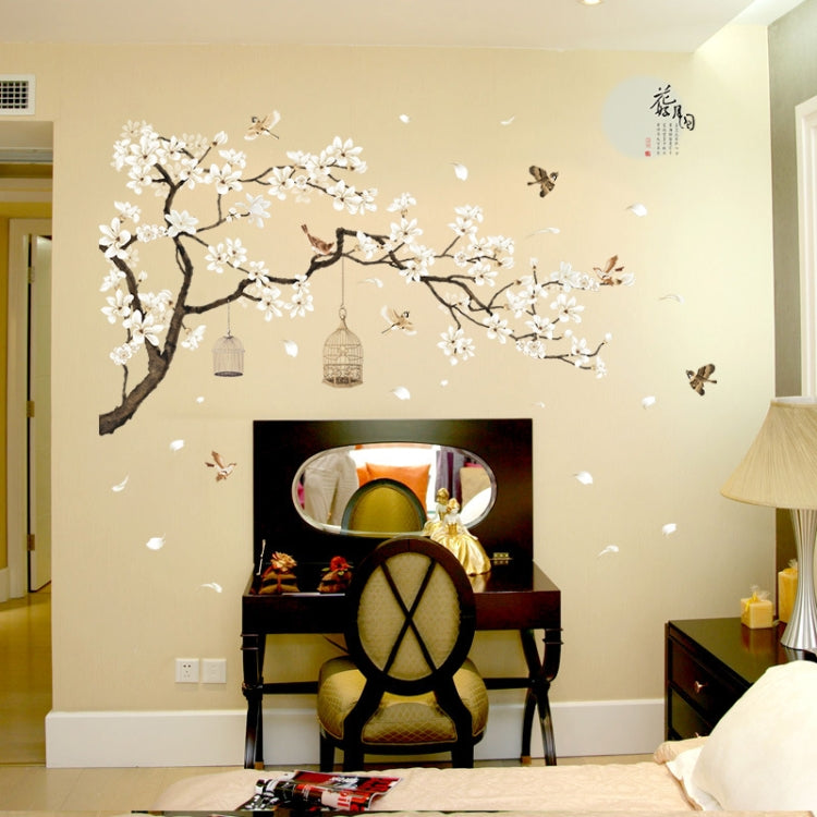 DIY Tree Birds Flower Home Decor Wall Stickers - Sticker by PMC Jewellery | Online Shopping South Africa | PMC Jewellery
