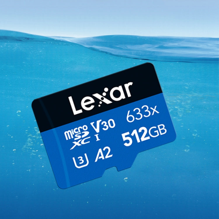 Lexar 633x 512GB High-speed Flash Memory Card Sports Camera Mobile Phone TF Car Driving Recorder Memory Card - Micro SD Card by Lexar | Online Shopping South Africa | PMC Jewellery | Buy Now Pay Later Mobicred