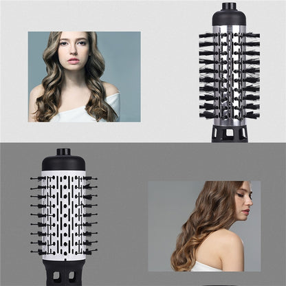 360 Degrees Rotation Electric Hair Dryer Brush Professional Hair Blow Dryer Comb Electric Hair Curler, Random Color Delivery, EU Plug - Hair Curler by PMC Jewellery | Online Shopping South Africa | PMC Jewellery