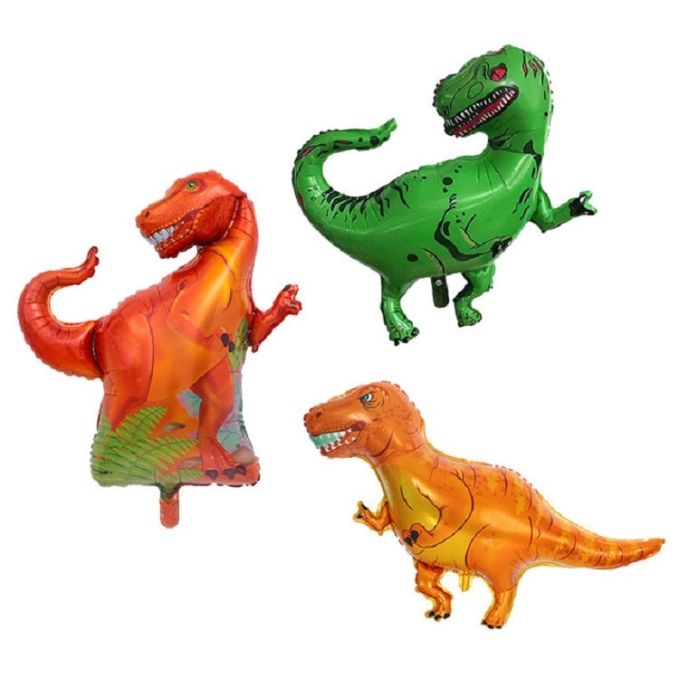 2 PCS Dinosaur Modeling Aluminum Foil Balloon Children Birthday Decoration Party Supplies Toy, Size:Large, Style:Red Tyrannosaurus - Balloons by PMC Jewellery | Online Shopping South Africa | PMC Jewellery