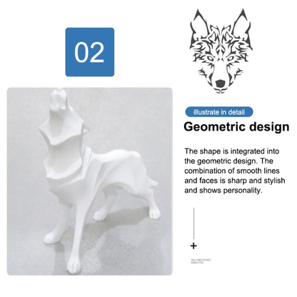 Nordic Animal Resin Handicraft Ornament(White) - Desktop Ornaments by PMC Jewellery | Online Shopping South Africa | PMC Jewellery