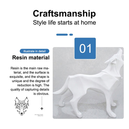 Nordic Animal Resin Handicraft Ornament(Silver) - Desktop Ornaments by PMC Jewellery | Online Shopping South Africa | PMC Jewellery