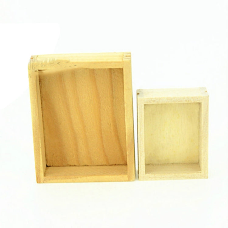 3 PCS Toy House Accessories Mini Wooden Box(Large) - Pretend Play Toys by PMC Jewellery | Online Shopping South Africa | PMC Jewellery