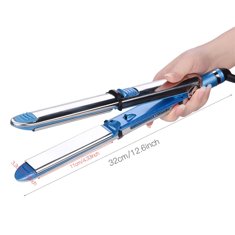 Titanium Hair Straightener Flat Iron(EU) - Hair Curler by PMC Jewellery | Online Shopping South Africa | PMC Jewellery