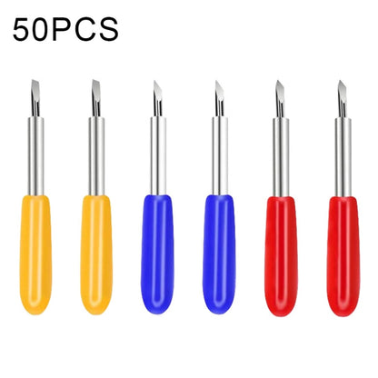 50 PCS 30/45/60 Degrees Sharp and Durable Carving Tools - Burin &Cutting Knife by PMC Jewellery | Online Shopping South Africa | PMC Jewellery