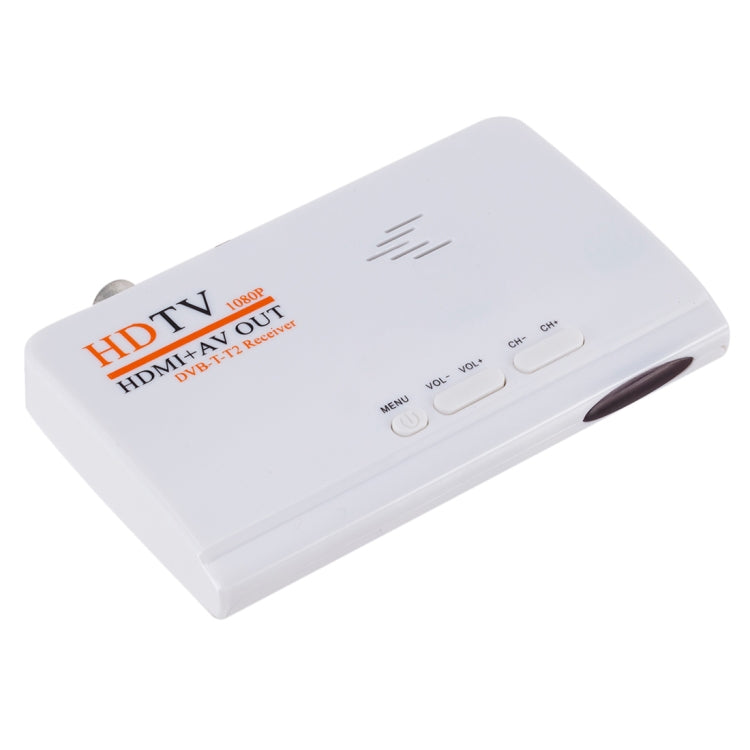 HDMI+AV OUT 1080P Digital Satellite Receiver  HD TV DVB-T-T2 TV Box AV Tuner Combo Converter with Remote Control, Support MPEG4(White) - Set Top Box & Accessories by PMC Jewellery | Online Shopping South Africa | PMC Jewellery | Buy Now Pay Later Mobicred